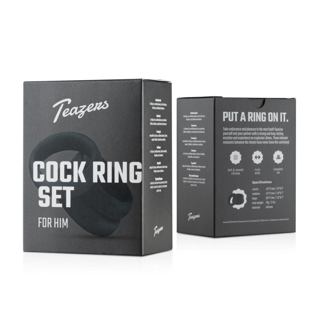 Teazers Silikon Cockring-Set