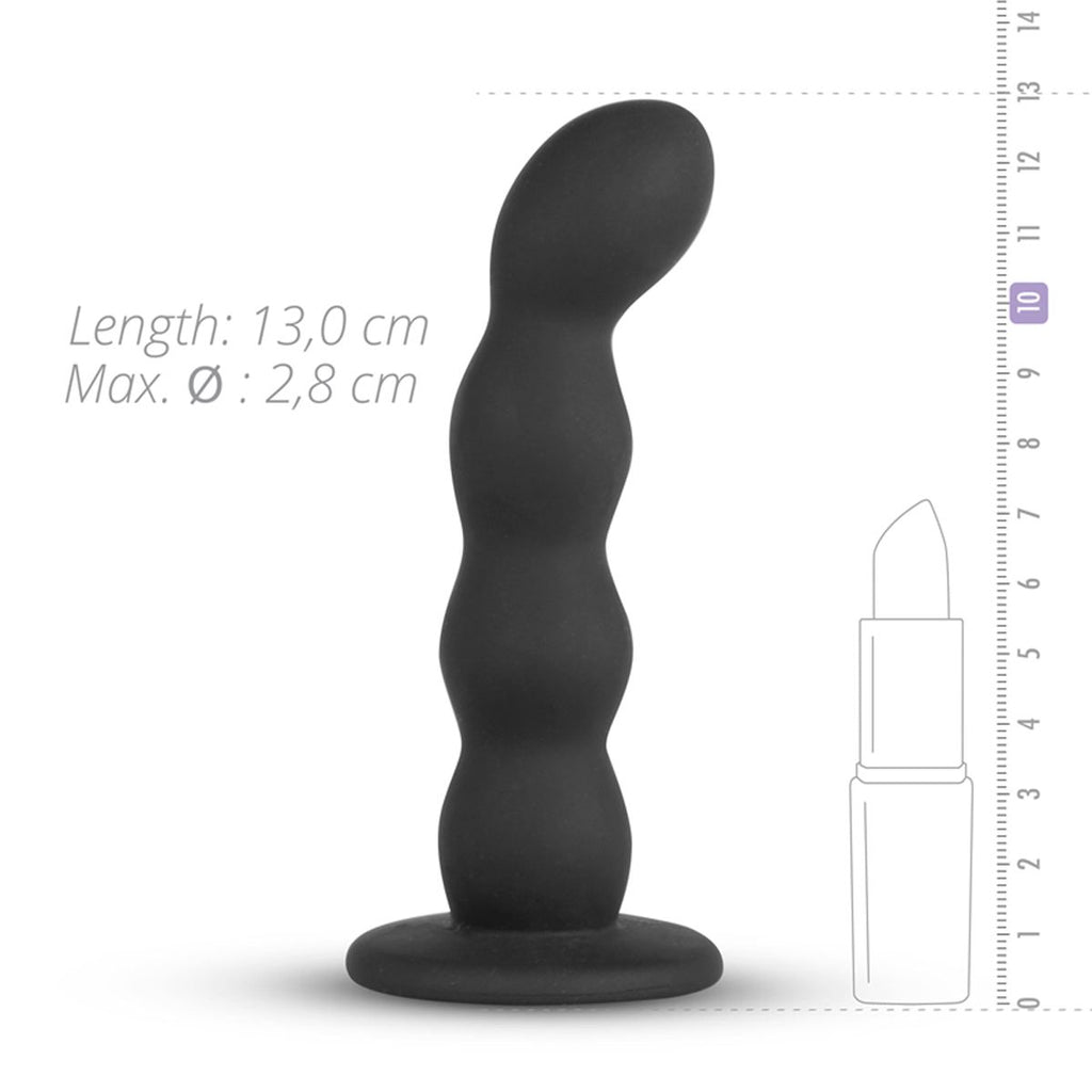 Teazers – Silikon Strap-On Set – Schwarz