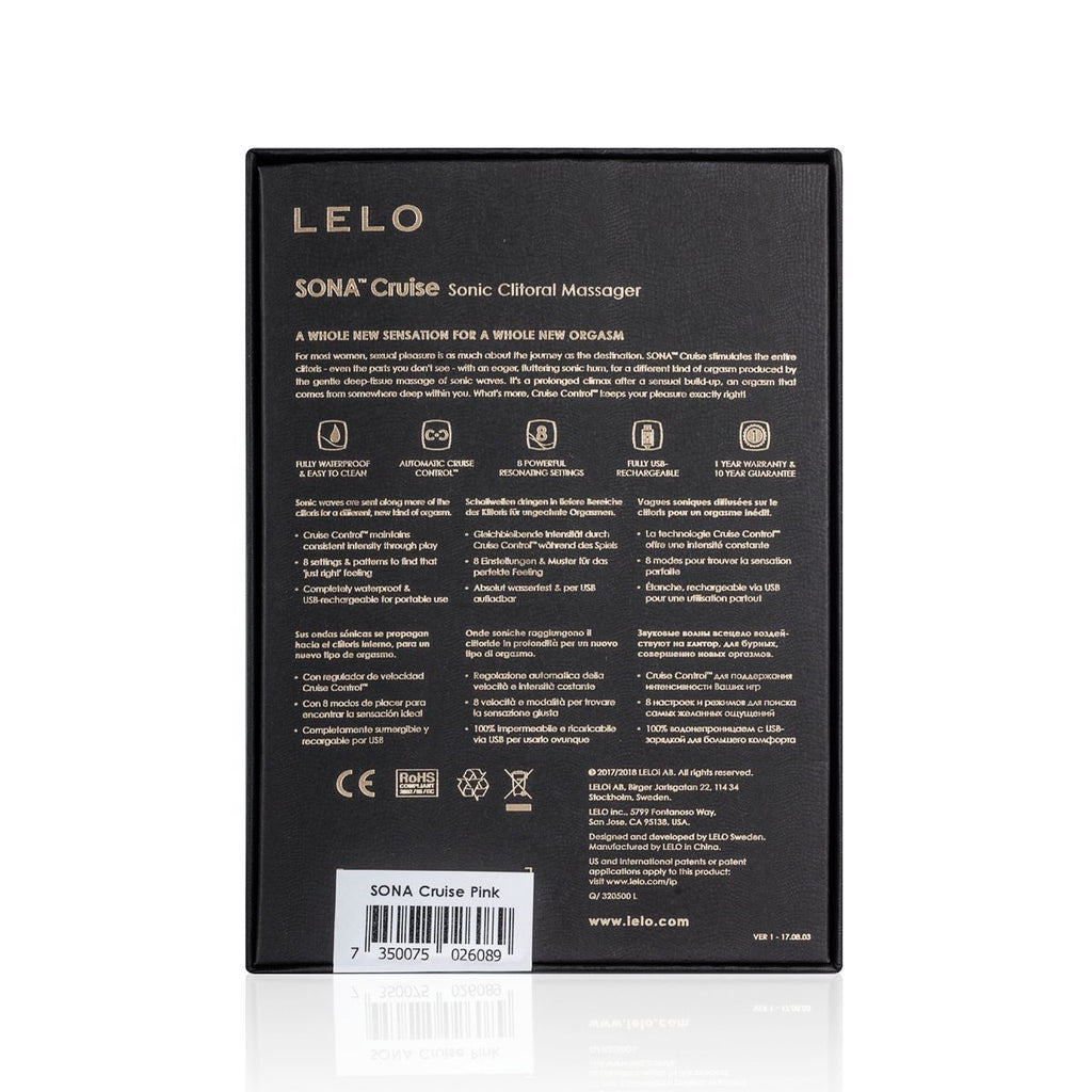LELO - Sona Klitoris-Stimulator mit Schallwellentechnologie - Schwarz