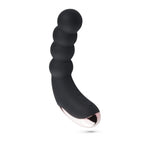 EasyToys - Analer Vibrator mit Geripptem Schaft - Schwarz