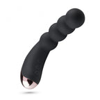 EasyToys - Analer Vibrator mit Geripptem Schaft - Schwarz
