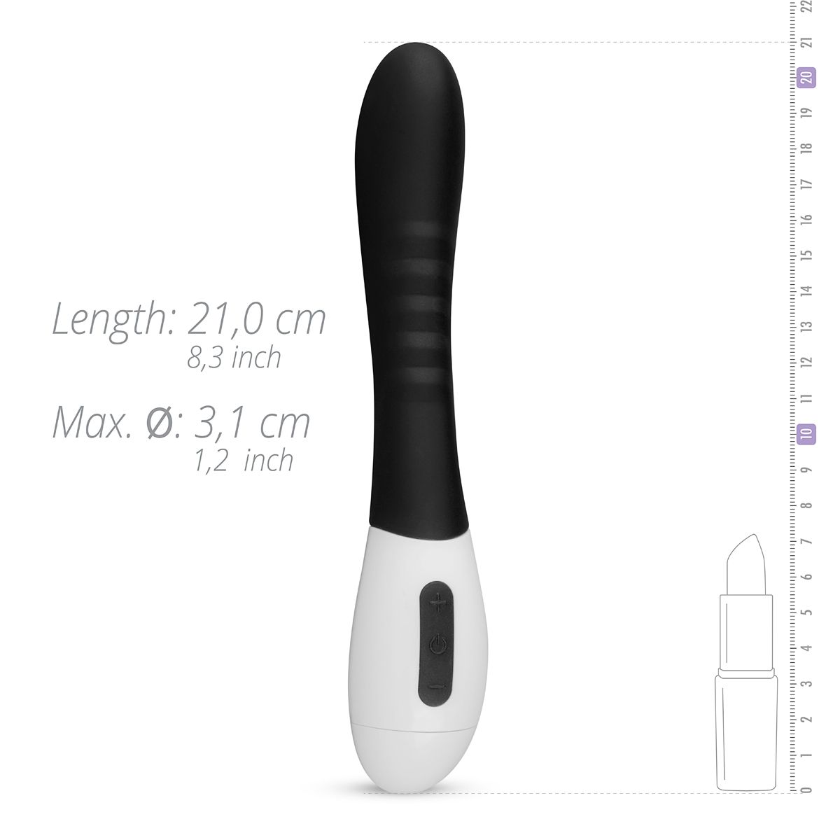 Teazers - G-Punkt-Vibrator mit 30 Vibrationsstufen - Schwarz
