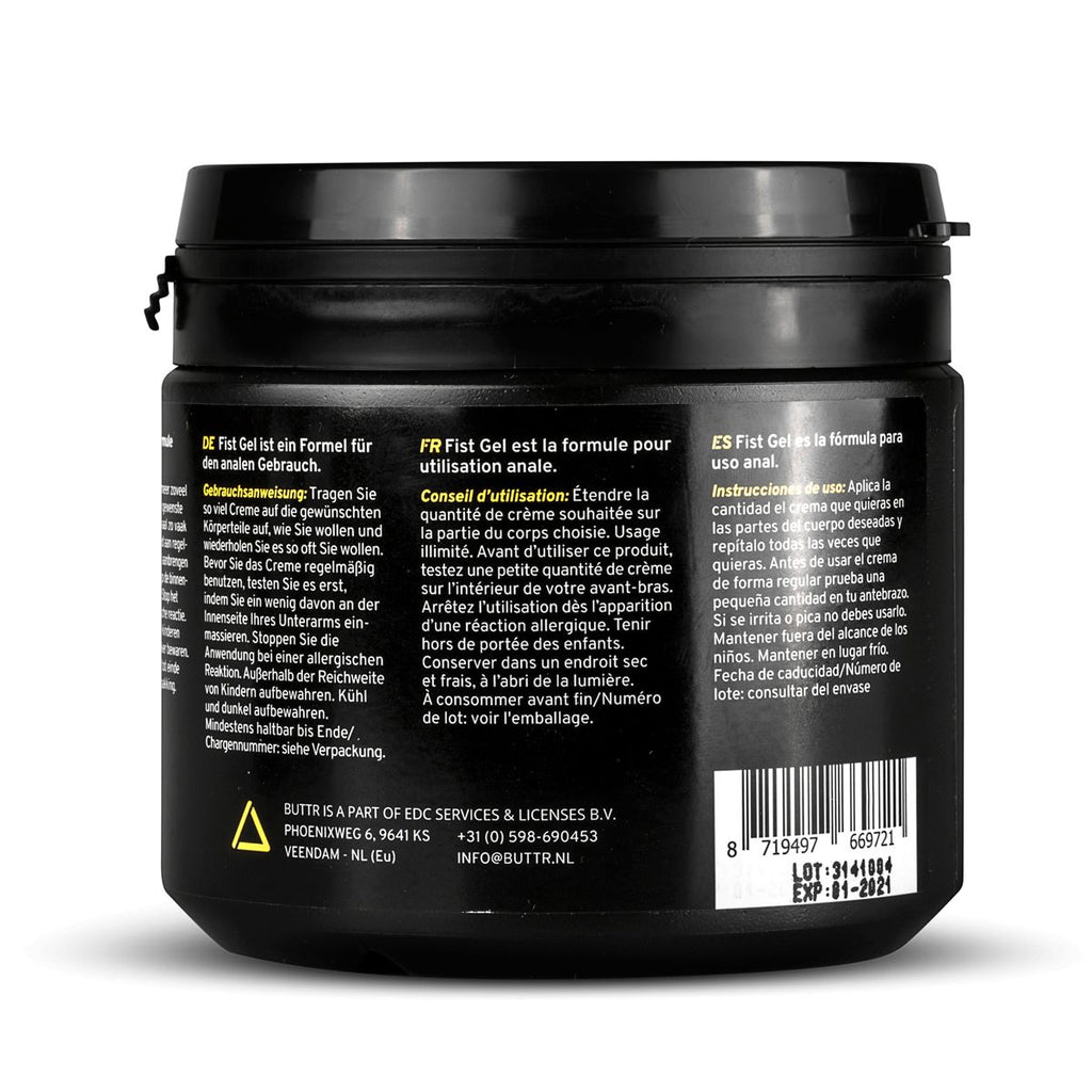 BUTTR - Fisting Gel auf Wasserbasis - 500 ml