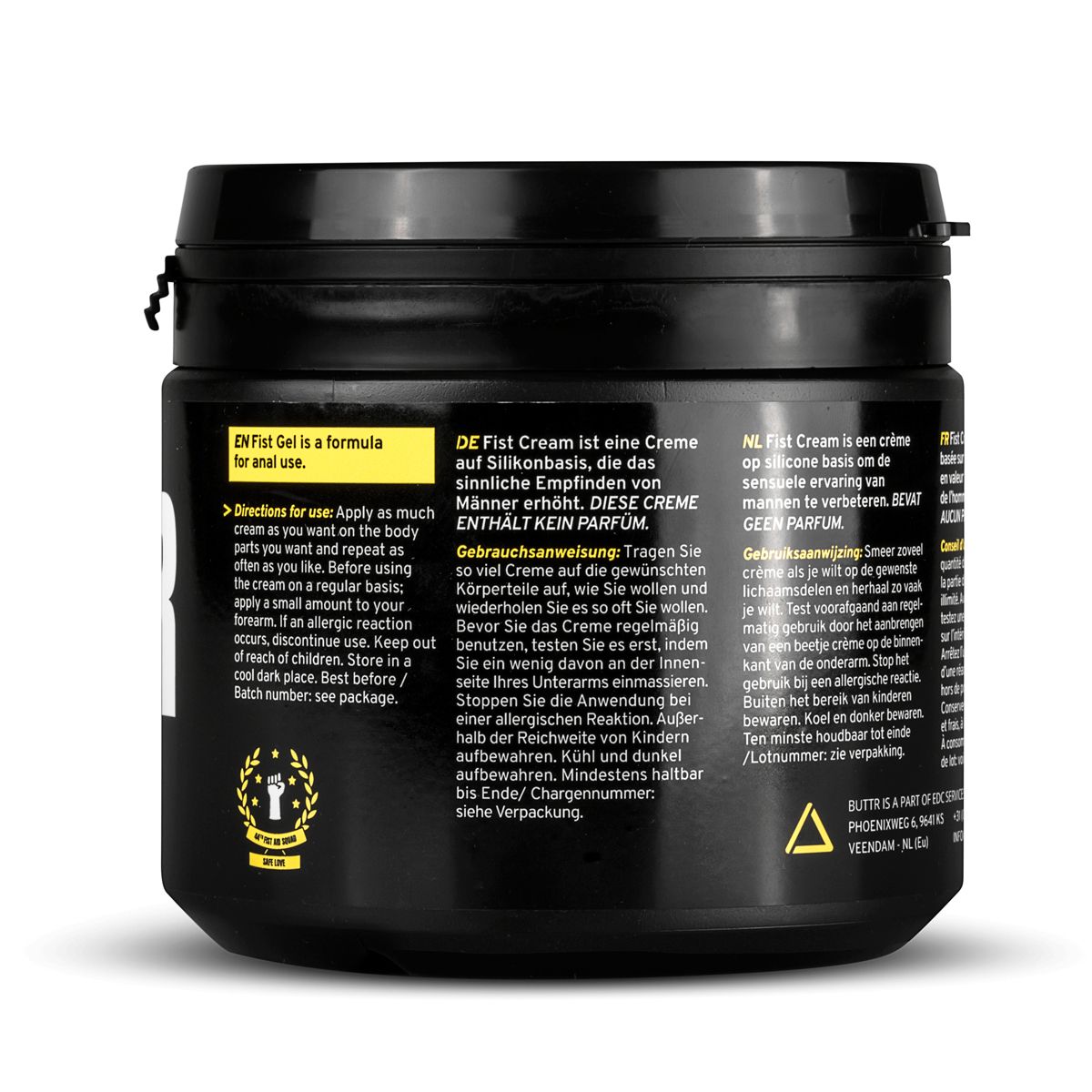 BUTTR Fisting Crème extra dick hautfreundlich 500 ml