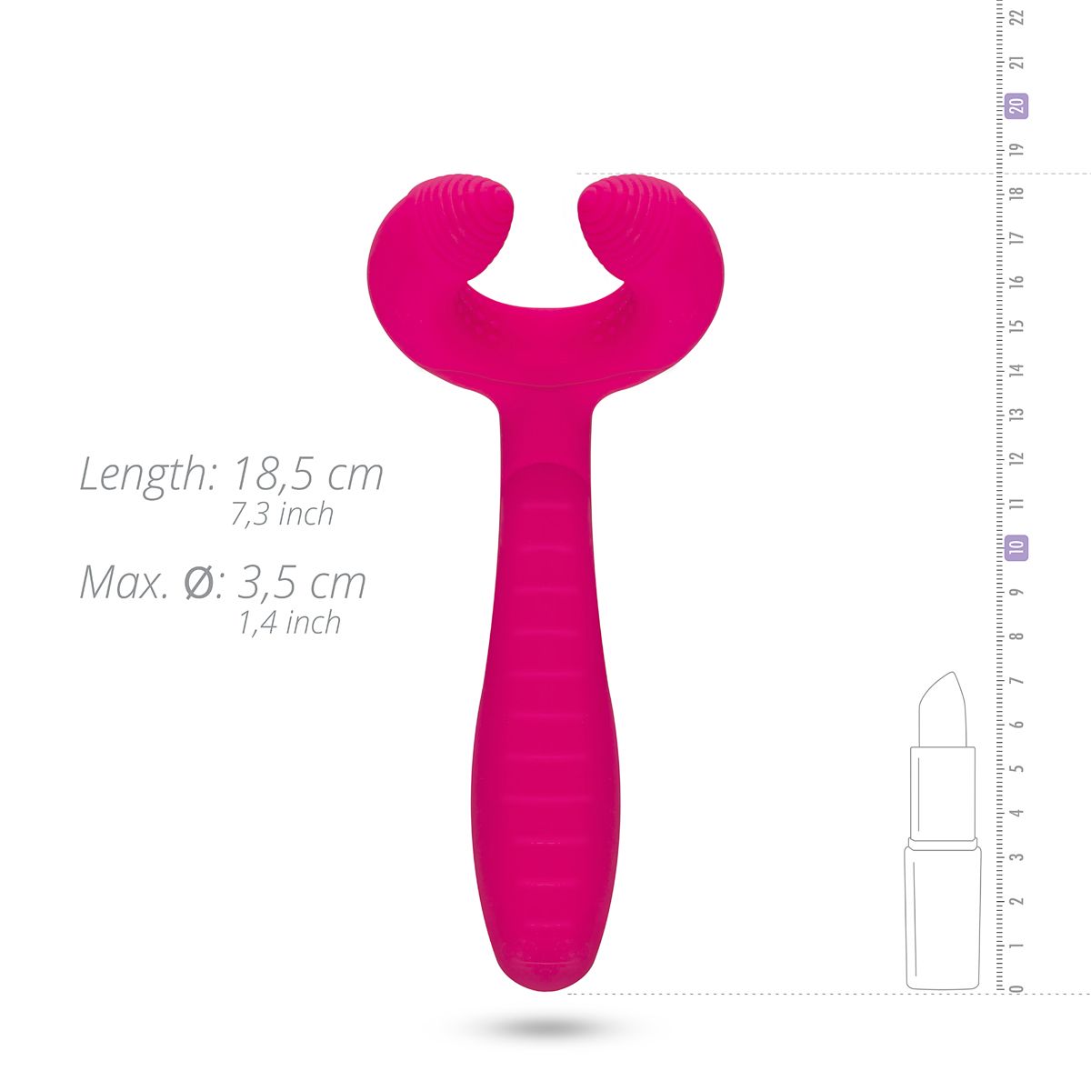 Pair Vibrator - Paar-Vibrator mit Doppelmotor - Anal und Vaginal