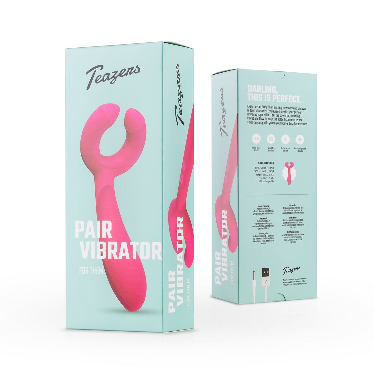 Pair Vibrator - Paar-Vibrator mit Doppelmotor - Anal und Vaginal