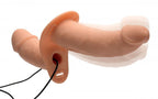 Strap-U - Power Pegger Doppel-Strap-On-Vibrator - Verstellbares Hüftgurt-Set