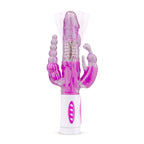 Raving Rabbit - Rabbit-Vibrator mit Klitoris- und Anal-Stimulator - Lila