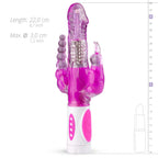 Raving Rabbit - Rabbit-Vibrator mit Klitoris- und Anal-Stimulator - Lila
