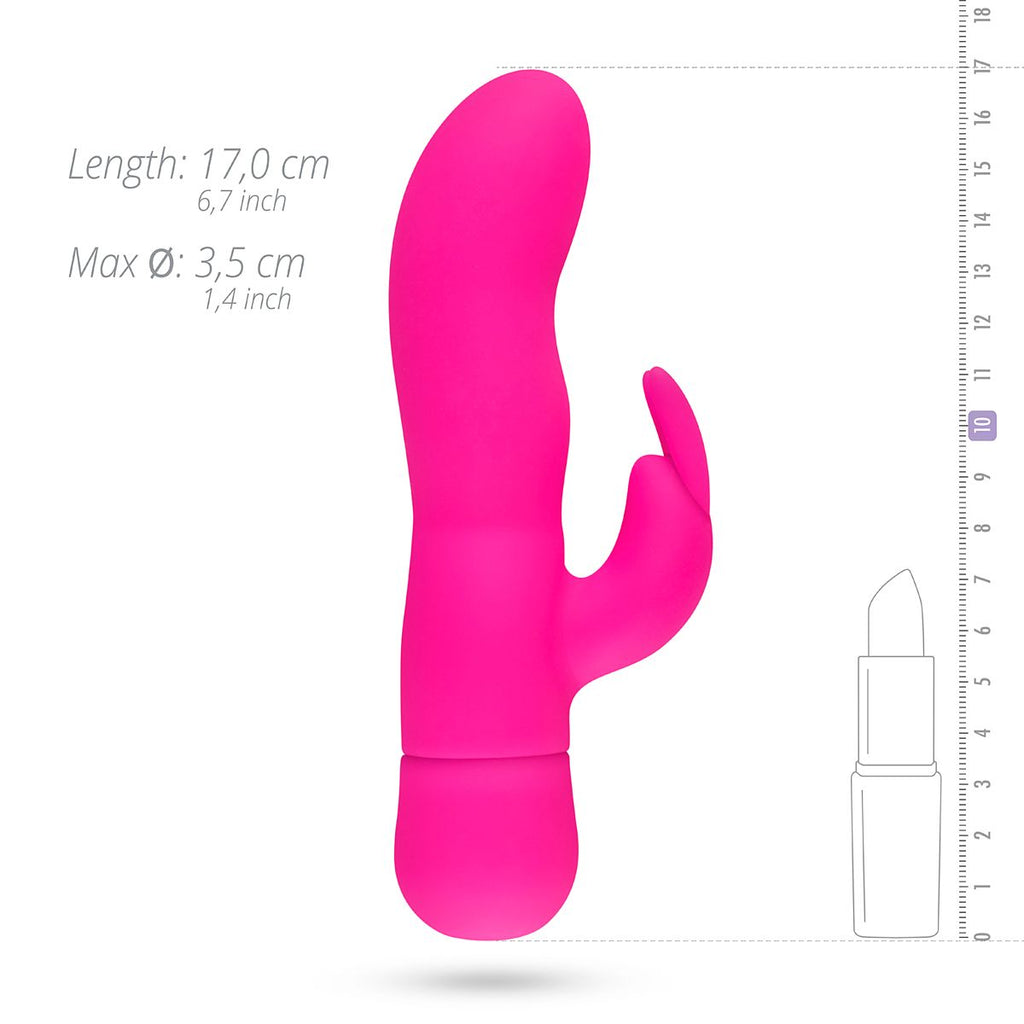 EasyToys - Mad Rabbit Vibrator mit G-Punkt- und Klitoris-Stimulation - Rosa