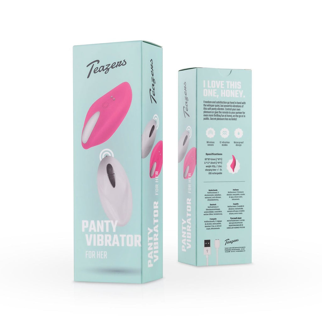Teazers - Klitoris Vibrator mit Fernbedienung - Pink
