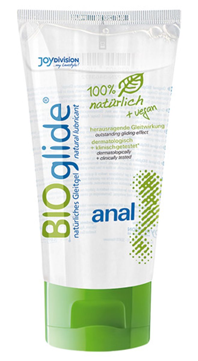 BIOglide Anal - Natürliches Gleitgel auf Wasserbasis für Analverkehr - 80 ml