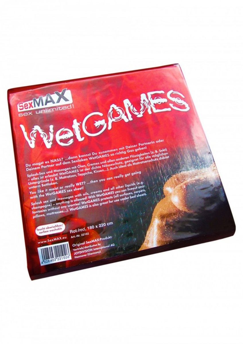 SexMAX WetGAMES Vinylfolie 180 x 220 cm - schwarz