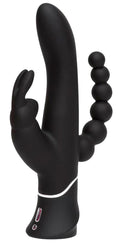 Happy Rabbit - Triple Curve Rabbit Vibrator - Schwarz