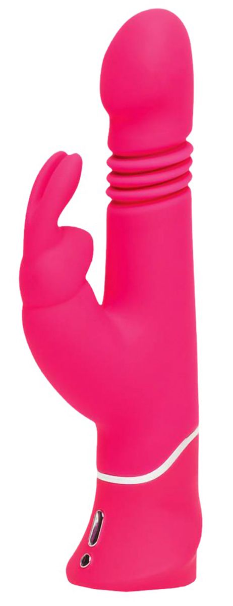 Happy Rabbit - Stoßvibrator mit Rabbit-Aufsatz - Vagina und Klitoris Stimulation