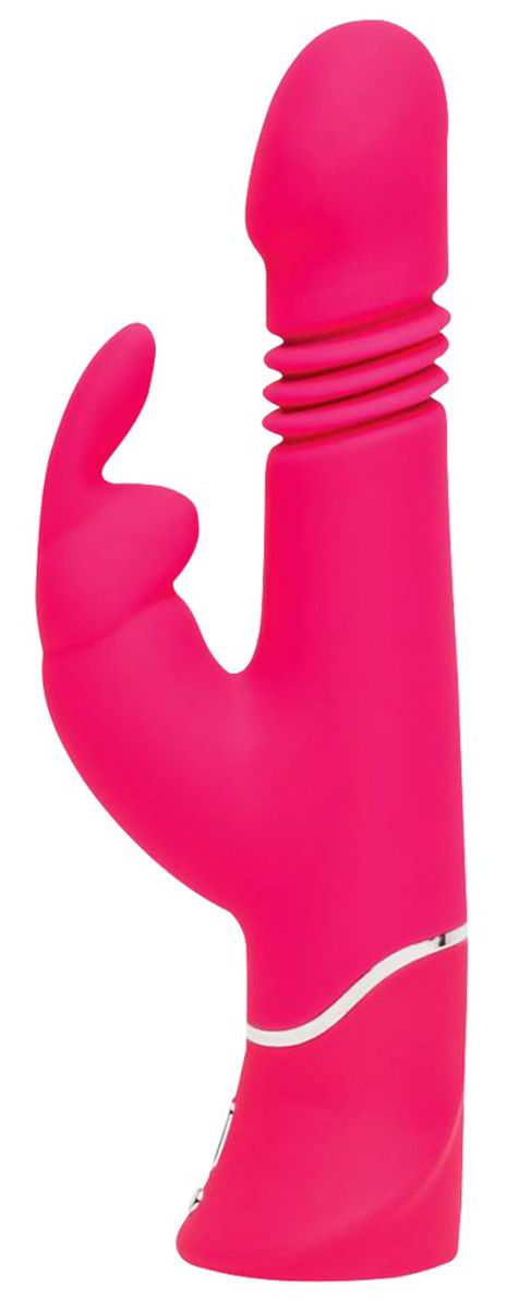 Happy Rabbit - Stoßvibrator mit Rabbit-Aufsatz - Vagina und Klitoris Stimulation