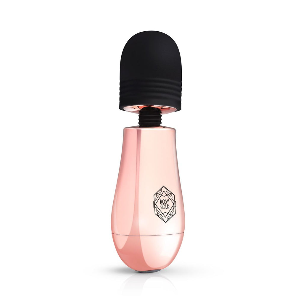 Rosy Gold - Nouveau Mini Massager - Kompakter Wand Vibrator mit USB-Aufladung