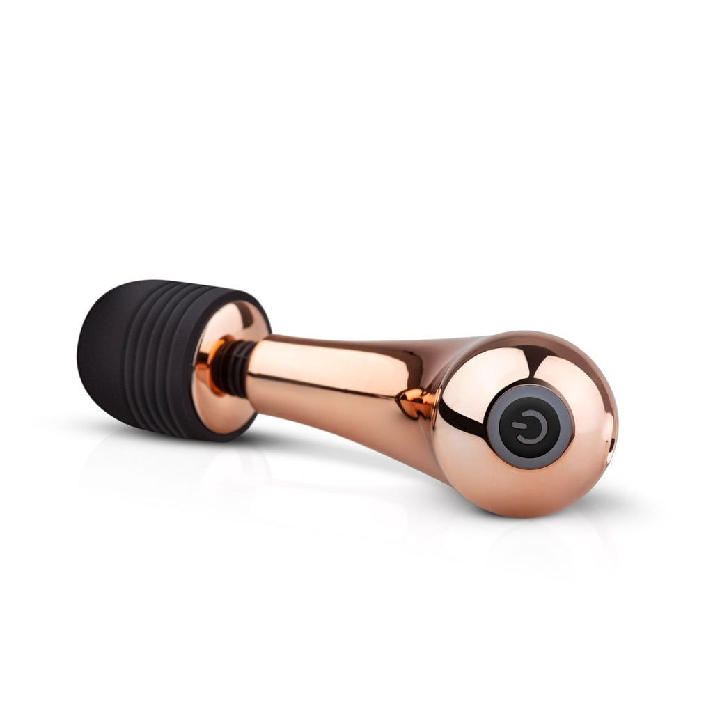 Rosy Gold - Nouveau Mini Curve Massager - Kompakter Wand-Vibrator mit 10 Stufen