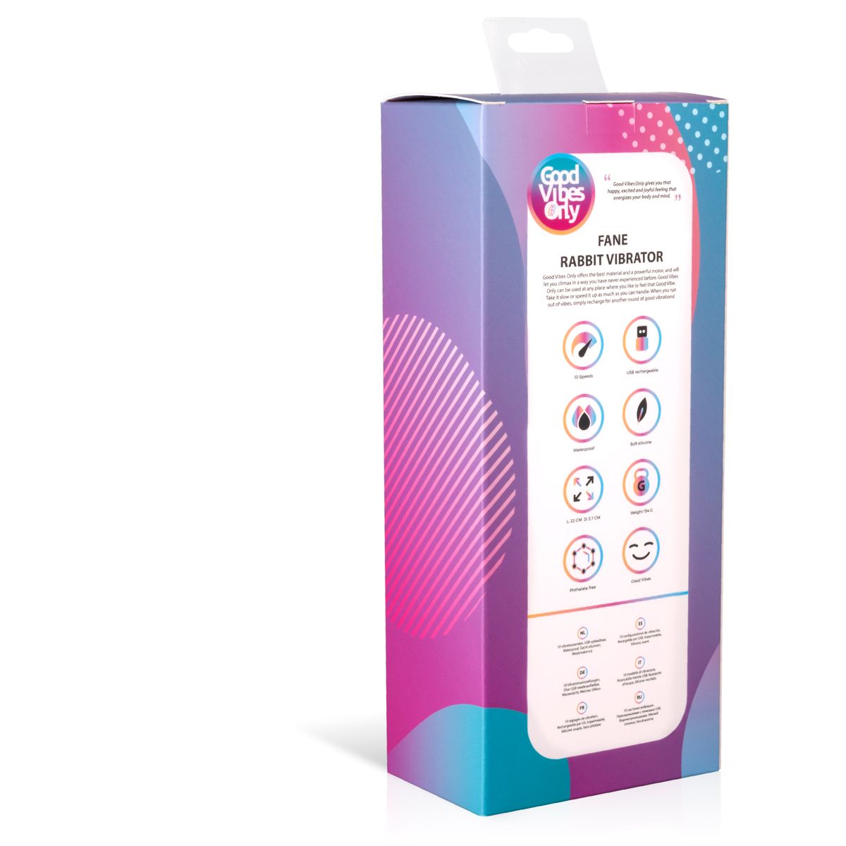 Fane - Rabbit Vibrator - 10 Vibrationsstufen mit LED-Beleuchtung