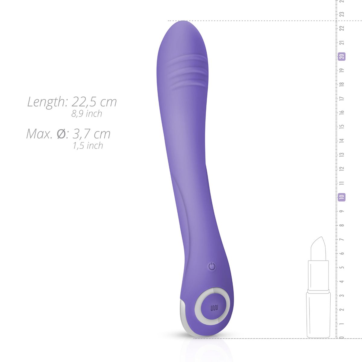 Lici - G-Spot Vibrator mit LED-Beleuchtung und 10 Vibrationsstufen - Wasserdicht