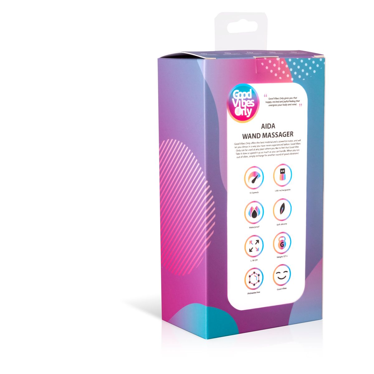 Aida - Wand Massager - Kompakter Vibrator mit 10 Vibrationsstufen