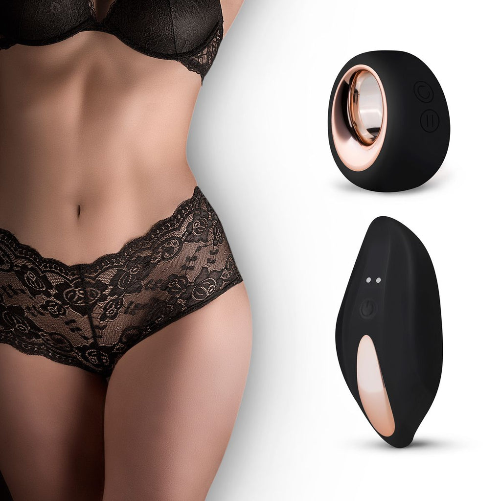 PantyRebel - Vibrierende Boyshort mit Aufliegevibrator - 12 Vibrationsstufen