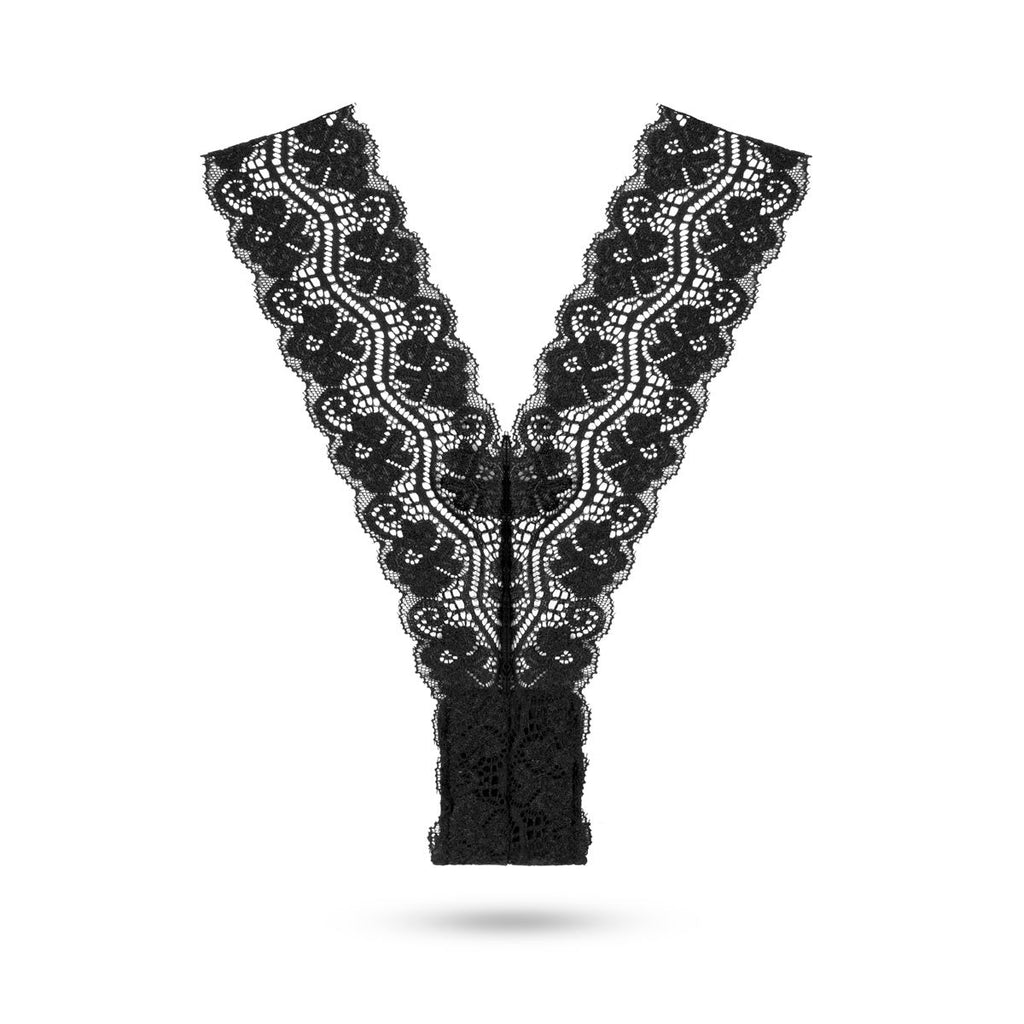 PantyRebel - Vibrations-String mit Auflege-Vibrator - 12 Vibrationsstufen mit Fernbedienung