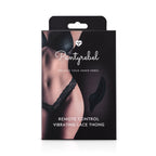 PantyRebel - Vibrations-String mit Auflege-Vibrator - 12 Vibrationsstufen mit Fernbedienung