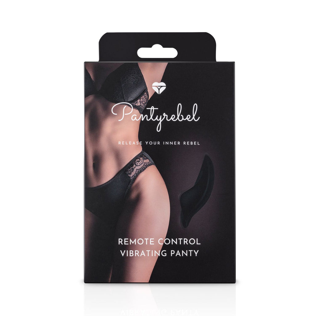 PantyRebel - Vibrations-Slip mit Auflege-Vibrator - 12 Vibrationsstufen und kabelloser Fernbedienung
