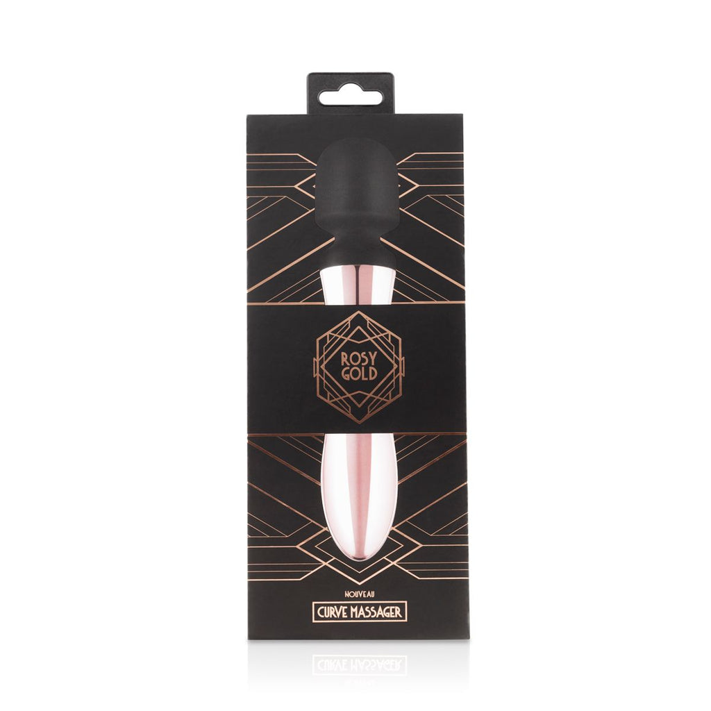 Rosy Gold - Nouveau Curve Massager - Wand Vibrator mit 10 Stufen