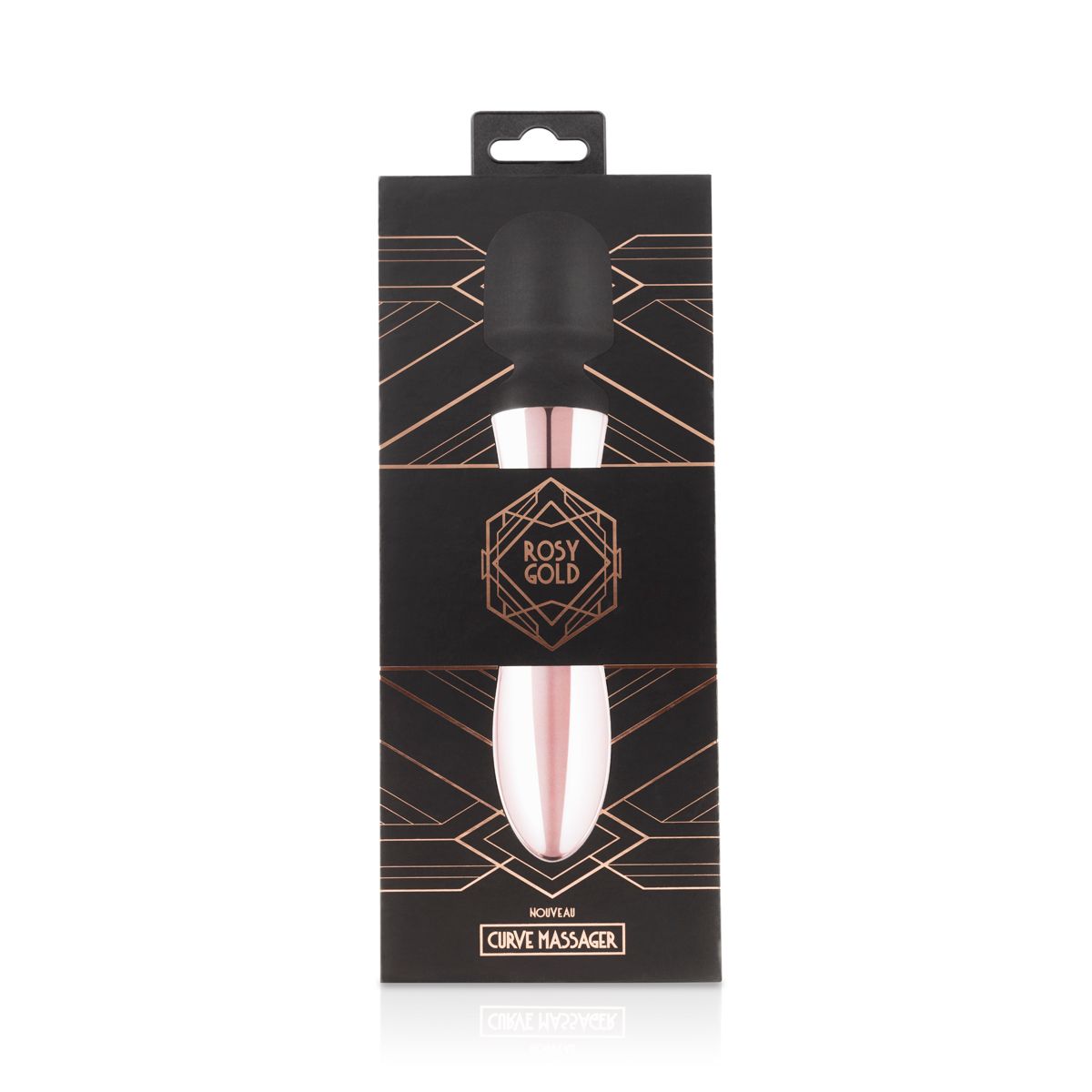 Rosy Gold - Nouveau Curve Massager - Wand Vibrator mit 10 Stufen