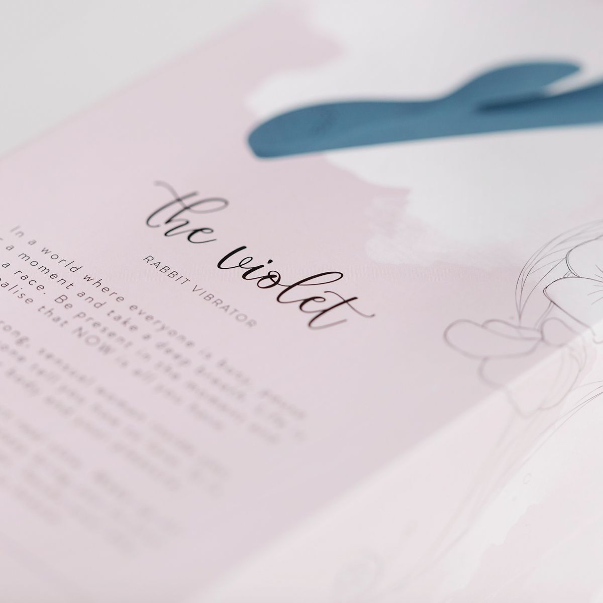 The Violet - Rabbit Vibrator mit Swipe-Technologie - Bloom Kollektion