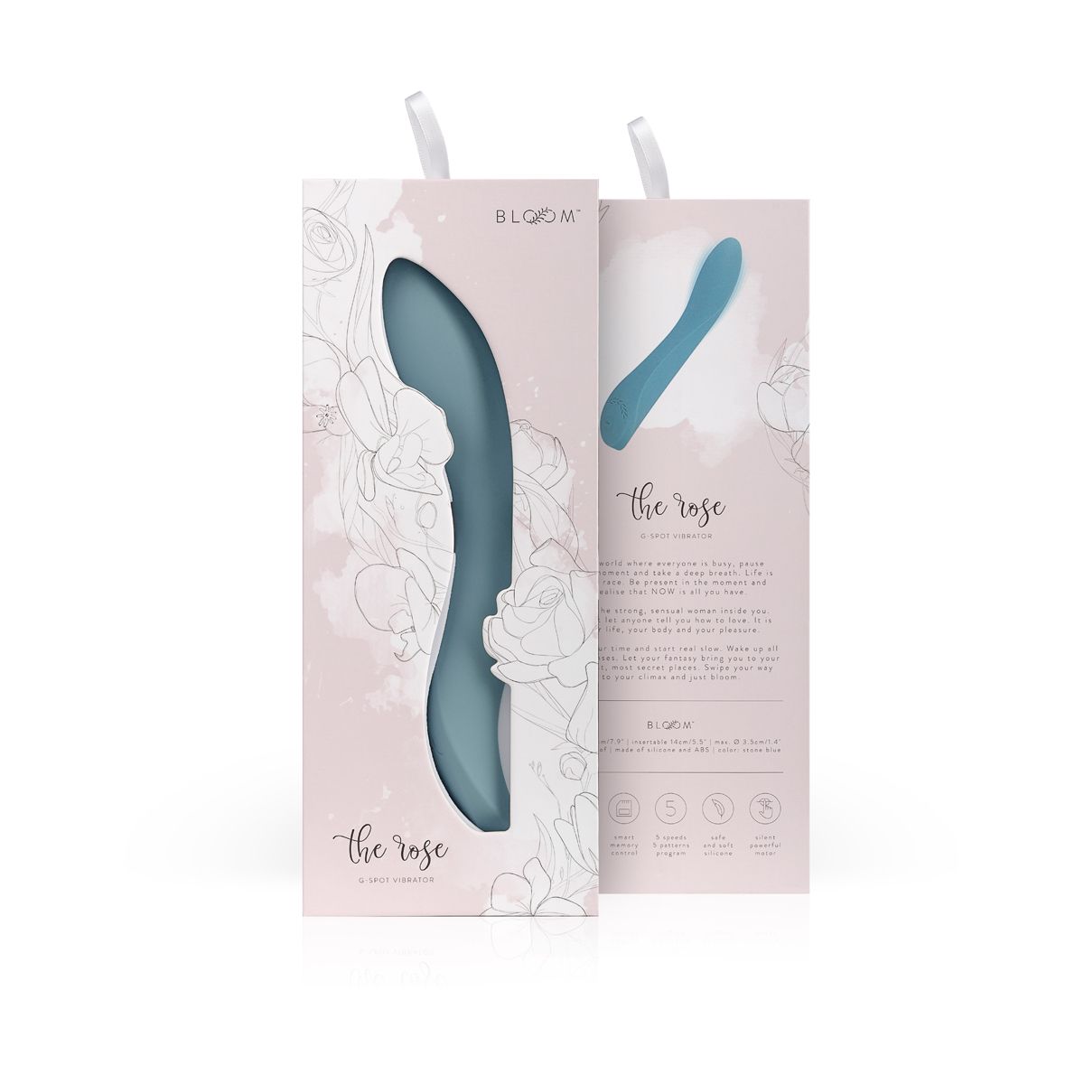The Rose - G-Punkt-Vibrator mit Swipe-Technologie - Silikon