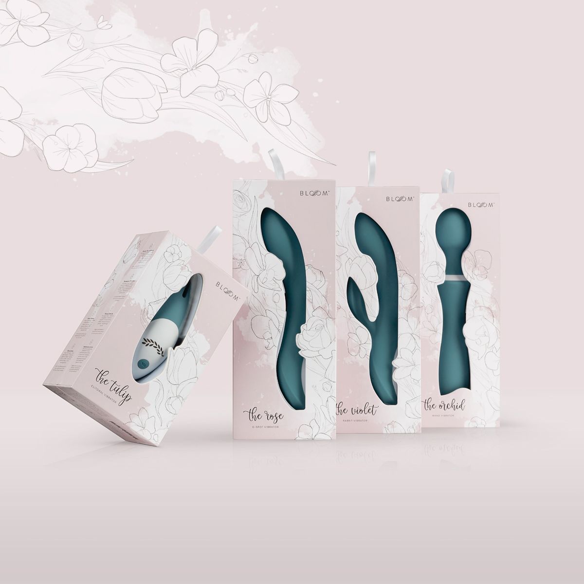 The Tulip - Klitoris-Vibrator mit Swipe-Technologie - Bloom Kollektion