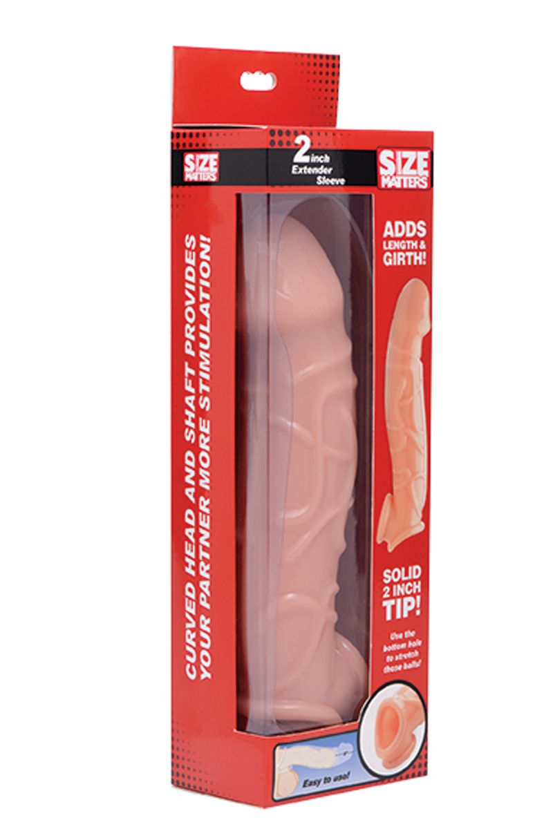 Size Matters - Clear Extender gekrümmte Penis-Hülle