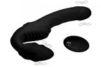 Strap-U - Pro Rider Strapless Strap-on Vibrator - Schwarz