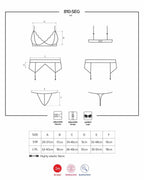 Obsessive - Driedelig Kanten Lingeriesetje