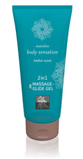 Massage- und Gleitgel 2 in 1 - Amber