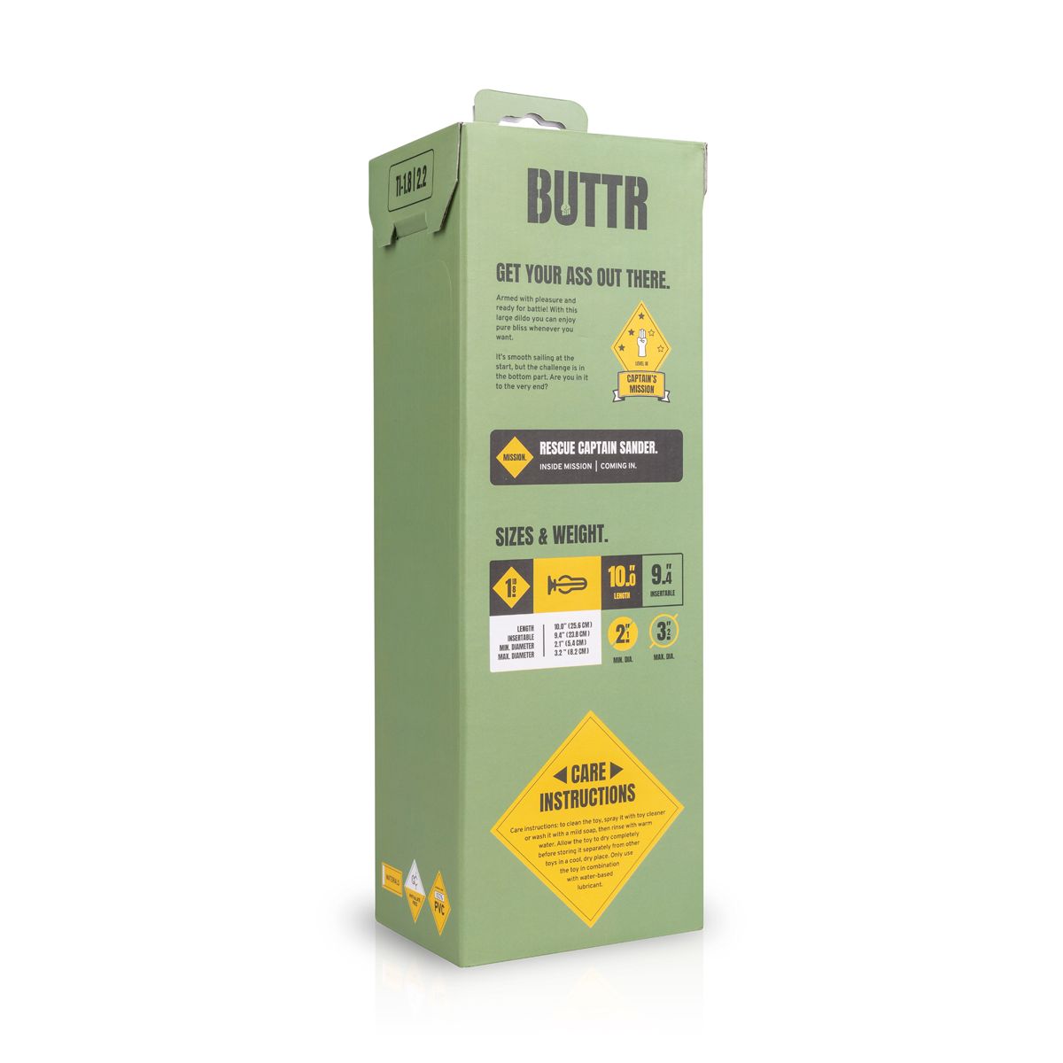 BUTTR - Tactical I Dildo mit Saugnapf