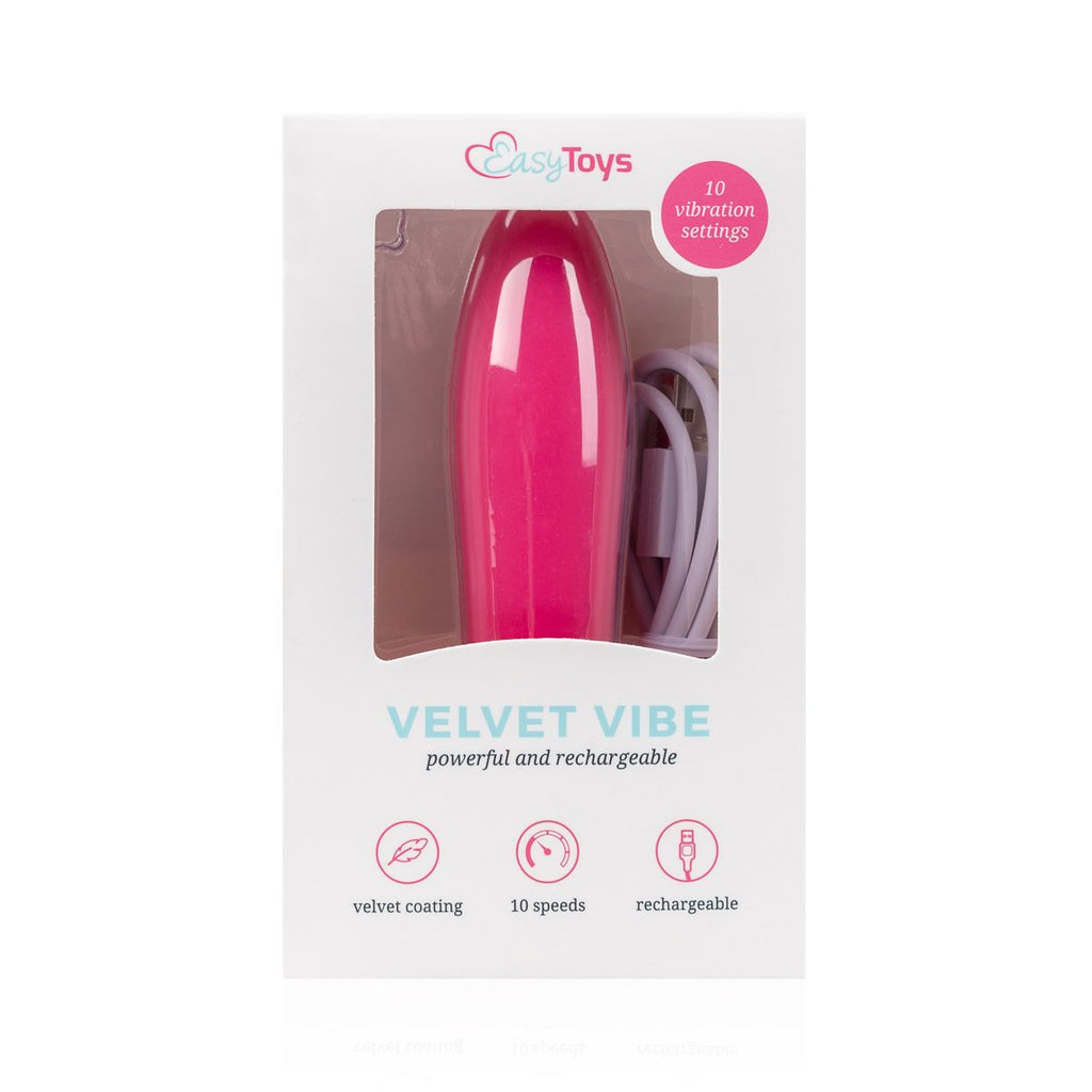 Velvet Vibe - Bullet Vibrator mit 10 Vibrationsstufen - Rosa