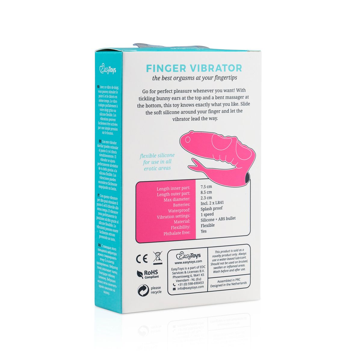 Fingervibrator - Klitoris und G-Punkt Stimulator - Rosa