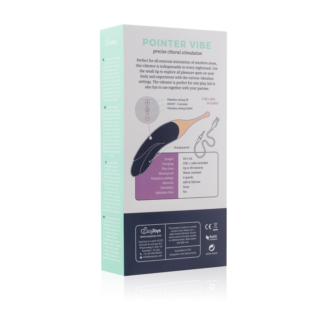 Pointer - Vibe Vibrator mit Spitze für gezielte Stimulation - Spritzwassergeschützt