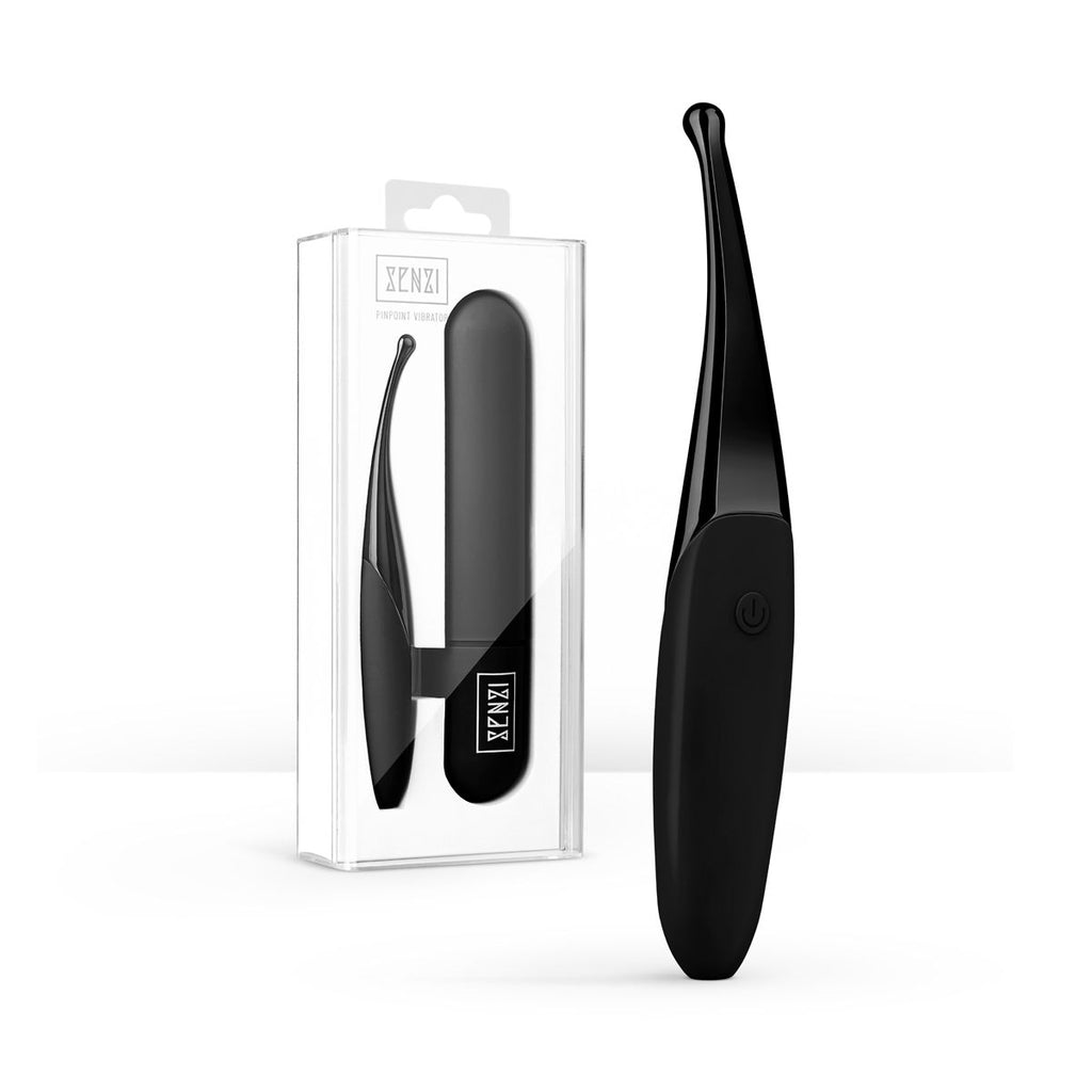 Senzi - Pinpoint-Vibrator mit 12 Vibrationsstufen - Schwarz