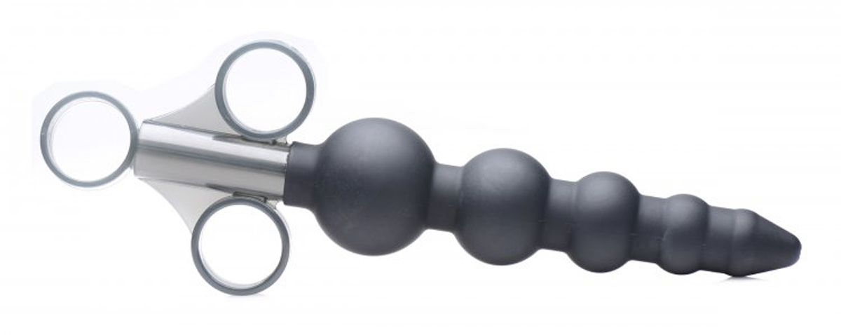 Gleitgel-Applikator mit ansteigenden Anal Beads