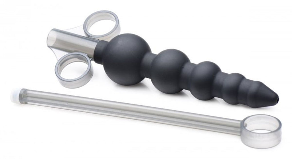 Gleitgel-Applikator mit ansteigenden Anal Beads