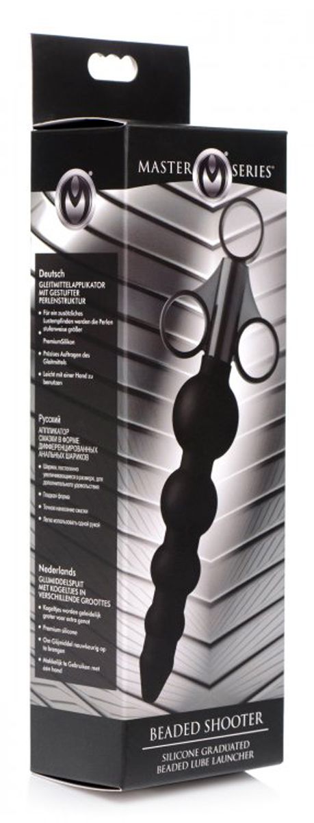 Gleitgel-Applikator mit ansteigenden Anal Beads