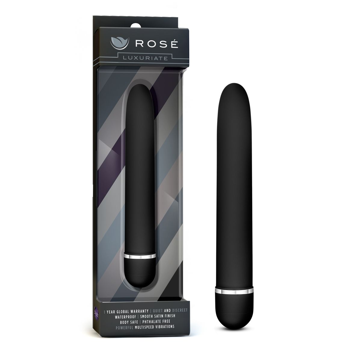 Rose Luxuriate - Mini Vibrator Klitoris-Stimulator - Schwarz