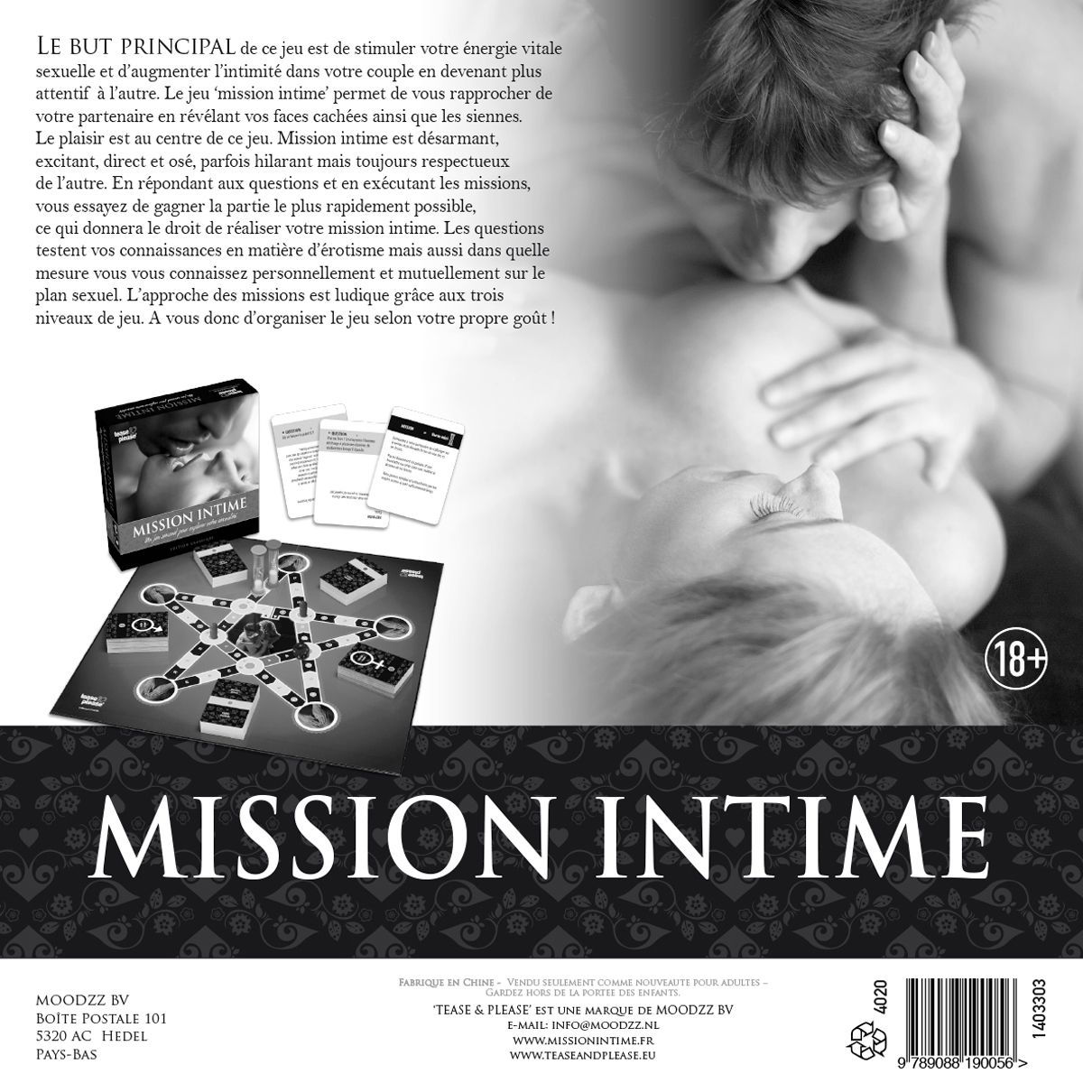 Tease & Please - Erotisches Brettspiel - Mission Intime Klassik (FR)