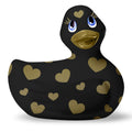 I Rub My Duckie - Vibrierendes Badeentchen 2.0 Romance - Schwarz/Gold