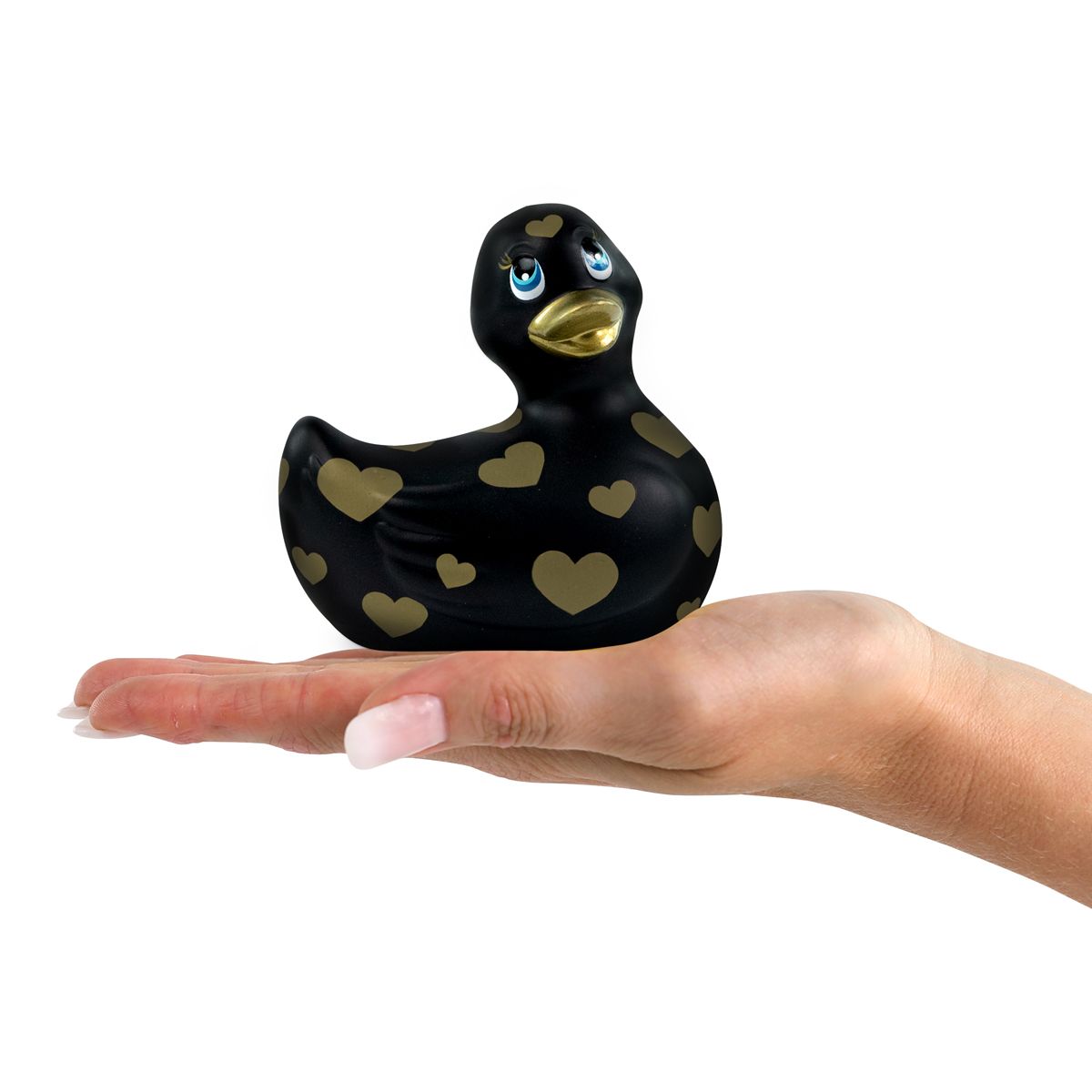 I Rub My Duckie - Vibrierendes Badeentchen 2.0 Romance - Schwarz/Gold